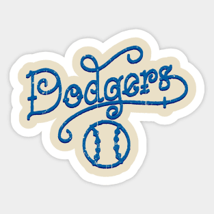 Vintage Dodgers Sailor Tattoo Sticker